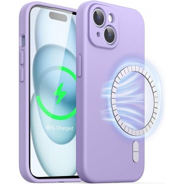 Magnetic Silicone Case - Light Purple
