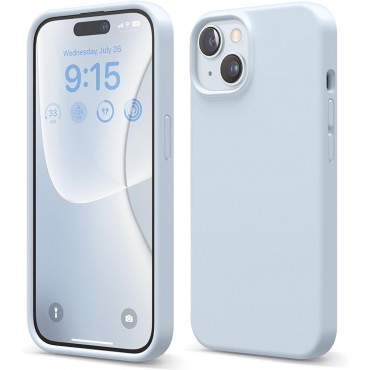 Liquid Silicone Phone Case - Light Blue