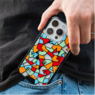 GamsGrid Multicolour Printed Phone Case