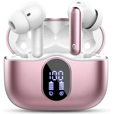 Wireless Earbuds, B_tooth Headphones Rose