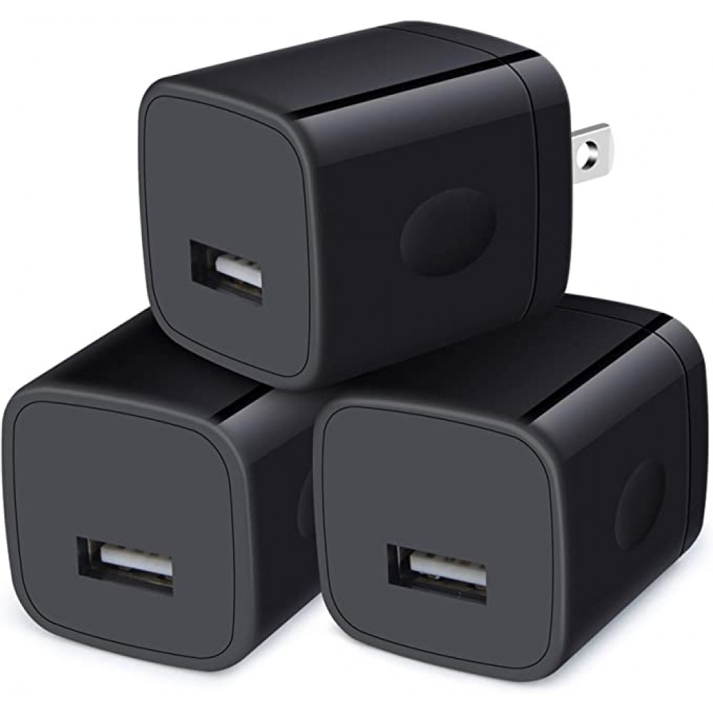 Wall Charger Cube-1A/5V Single Port USB Wall Plug